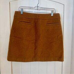 LOFT Wool blend Mini Skirt 10